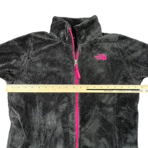 The North Face Girls Osolita Jacket Size XL Black‎ Pink - Fleece Lining Only! - Picture 9 of 10